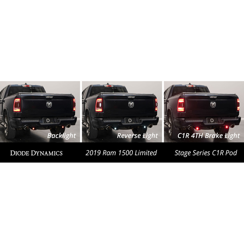  Diode Dynamics - Stage Series Reverse Light Mounting Kit for 2019+ Ram